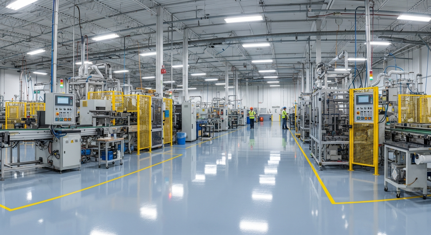 High-Performance Epoxy Flooring for Manufacturing Facilities High-Performance Epoxy Flooring for Manufacturing Facilities