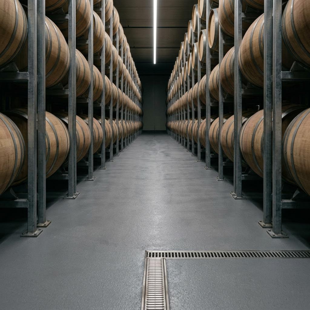 Barrel Room Flooring: What a Cool, Damp Cellar Floor Needs Barrel Room Flooring: What a Cool, Damp Cellar Floor Needs
