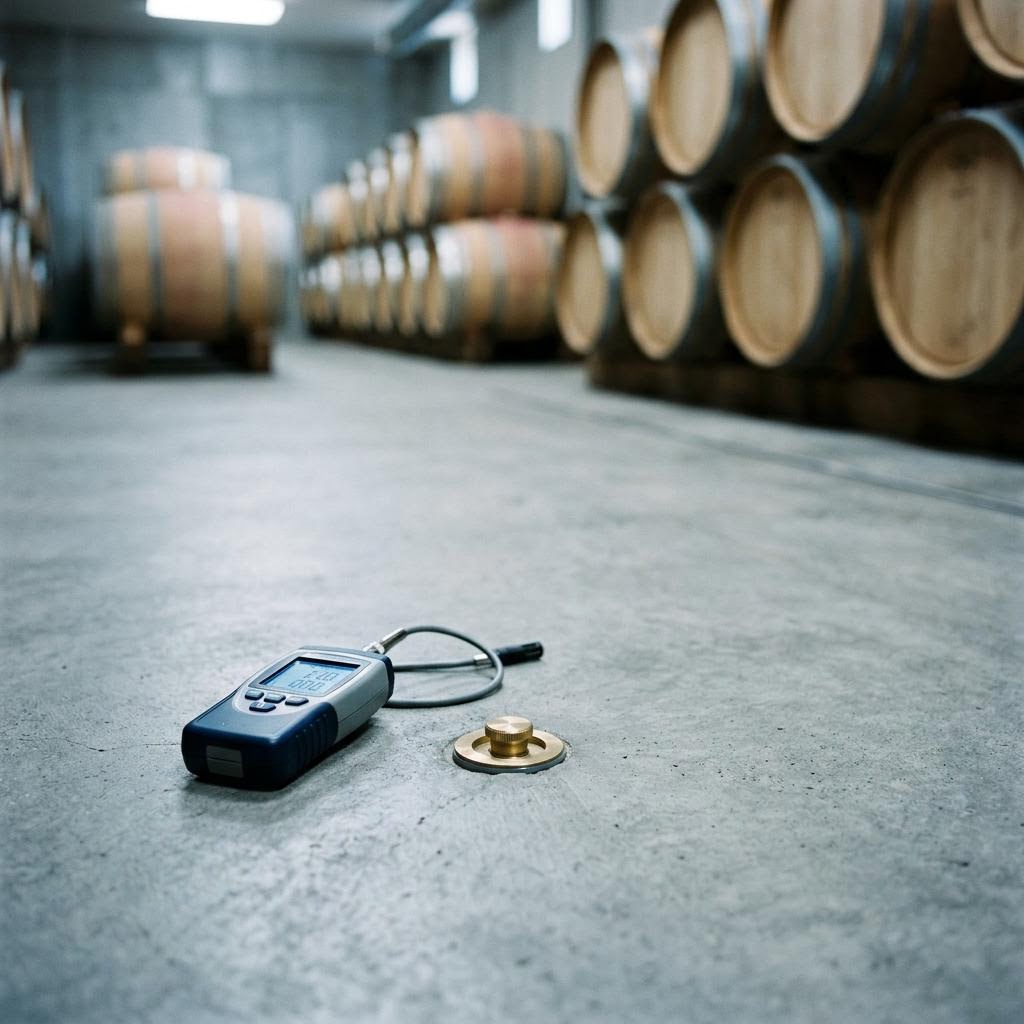 Winery Cellar Floor Moisture: How to Test a Slab Before You Coat It Winery Cellar Floor Moisture: How to Test a Slab Before You Coat It