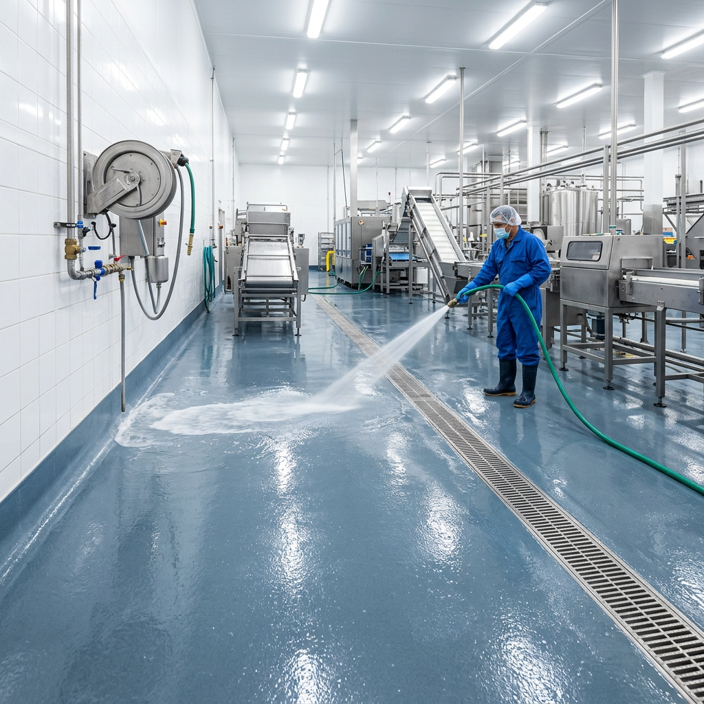 Wash-Down Area Flooring: What It Actually Requires to Survive Wash-Down Area Flooring: What It Actually Requires to Survive